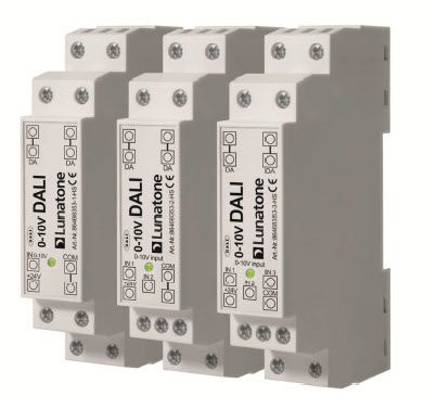 Converter from 0-10V to DALI for DIN rail