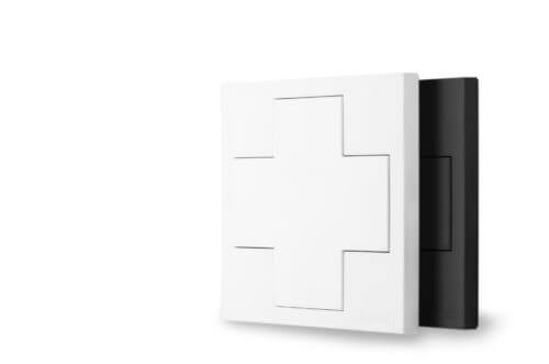 Switch Cross Schwarz Taster wDALI (86459541-B)
