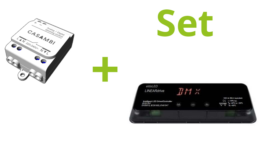 Set - Casambi RGBW - 4 x 6A mit eldoled Lin720