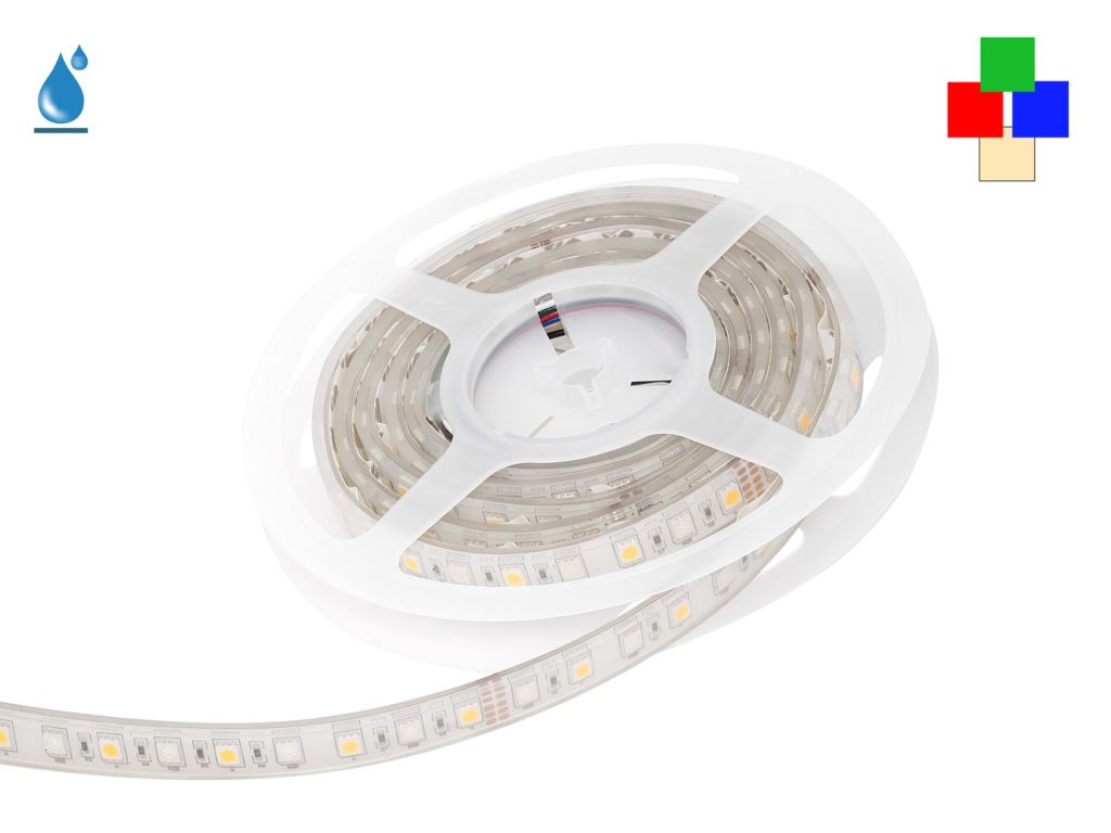 Outdoor LED Leiste 24V RGBW 72LEDs/m IP67