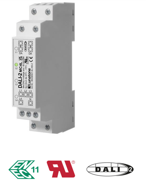 DALI-2 MC4L DIN Rail App aktiv
