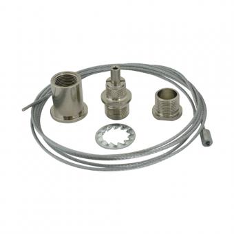 Cable suspension, for pendulum clip M13 or butt connector, height adjustable