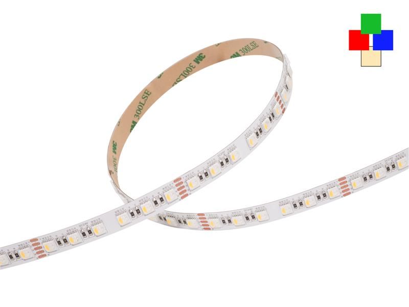 Flexible LED Streifen 24V RGB-W 4-Kanal 84 LEDs/m