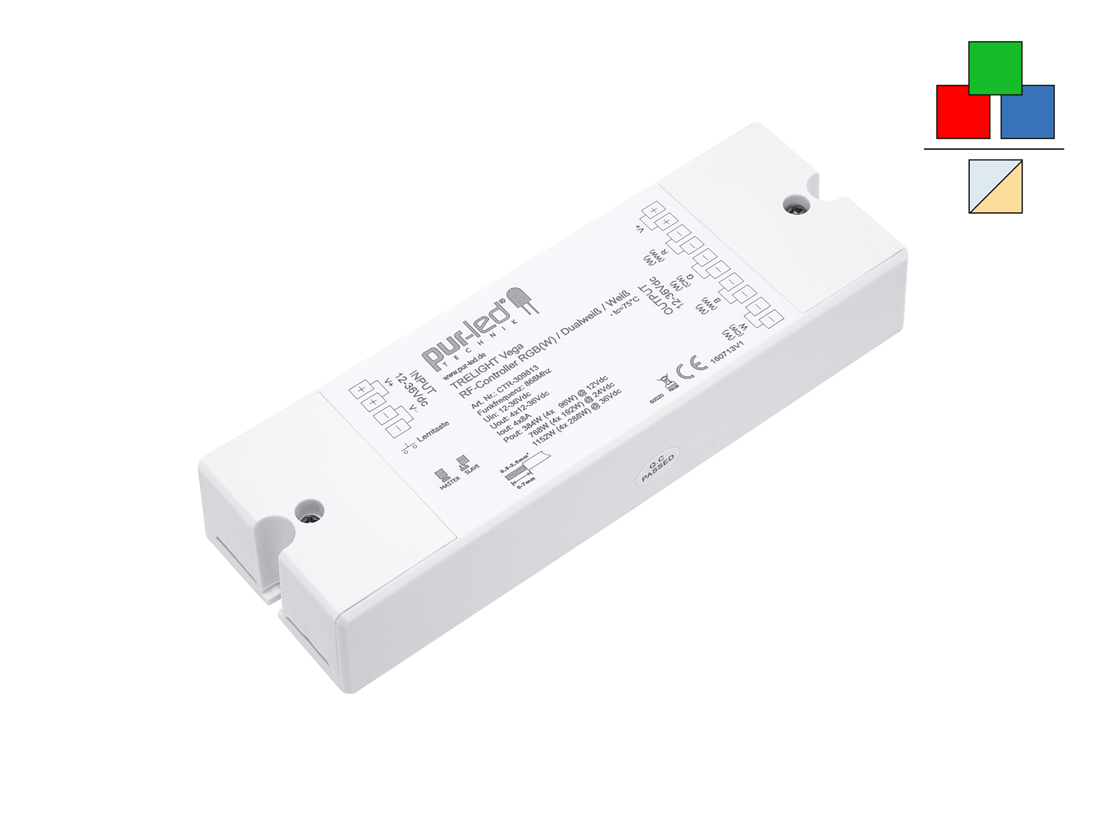 TRELIGHT Vega Funk Controller RGBW 4x8A 