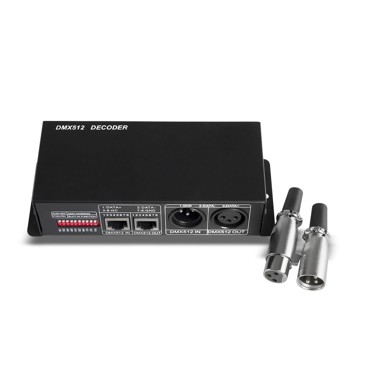 LED DMX 512 Decoder bis 4x4A 12V/24V für LED RGB/RGBW