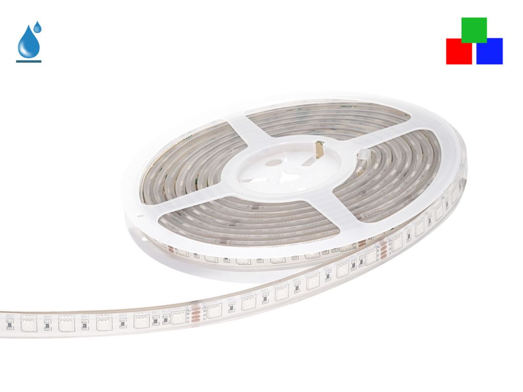 5m Outdoor LED Stripe 24V RGB 60LEDs/m IP67