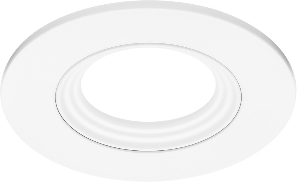 white (RAL 9016), round