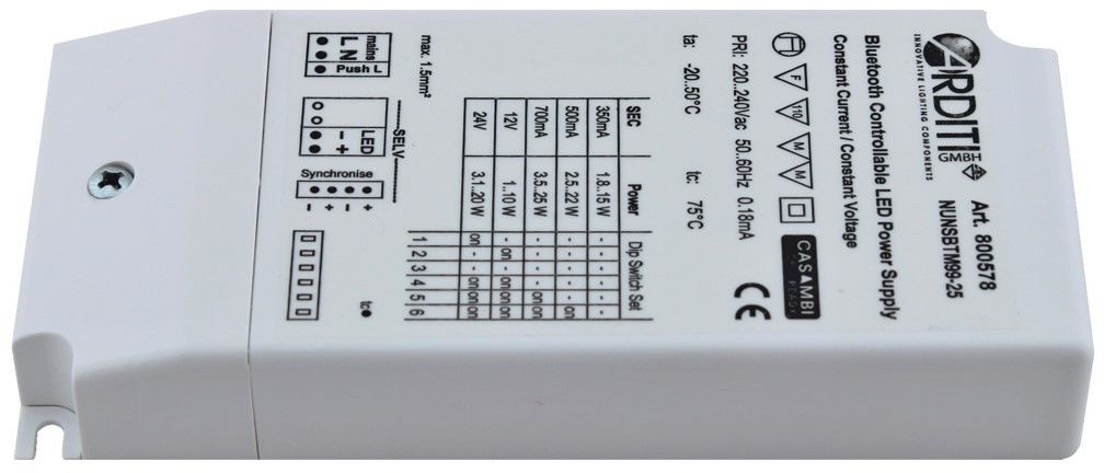 Multi-LED power supply with Casambi Inside