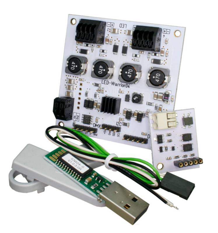 LED Treiber LW04 Starterkit IEC 62386 DMX und I2C